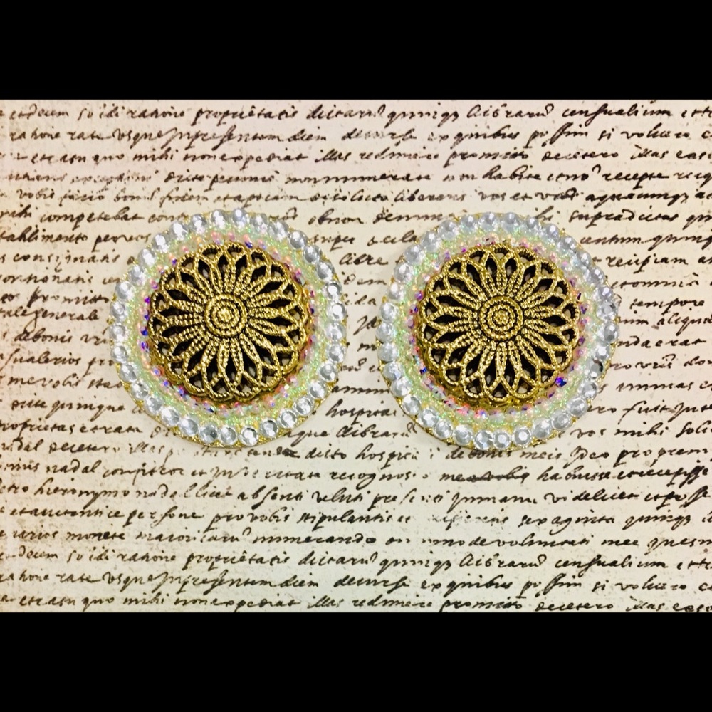 Custom Ultra Bling Rhinestone Pasties